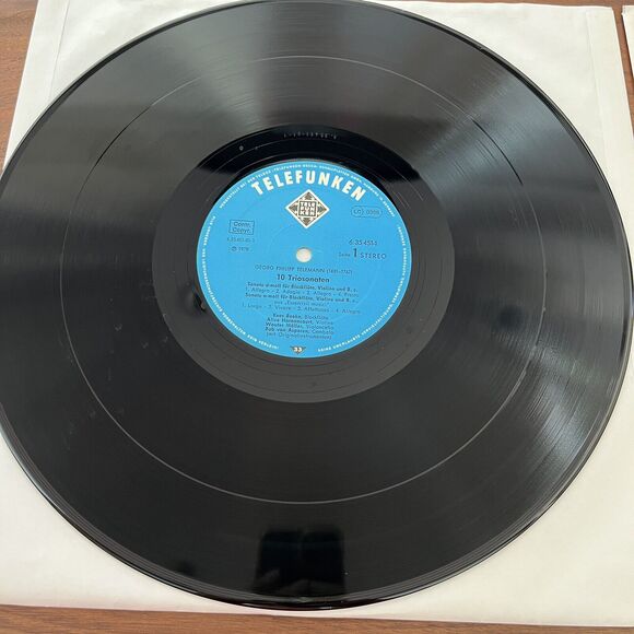 Georg Philipp Telemann 10 Triosonaten 2xLP Box Set 1978 Telefunken 6.35451 - Picture 4 of 9